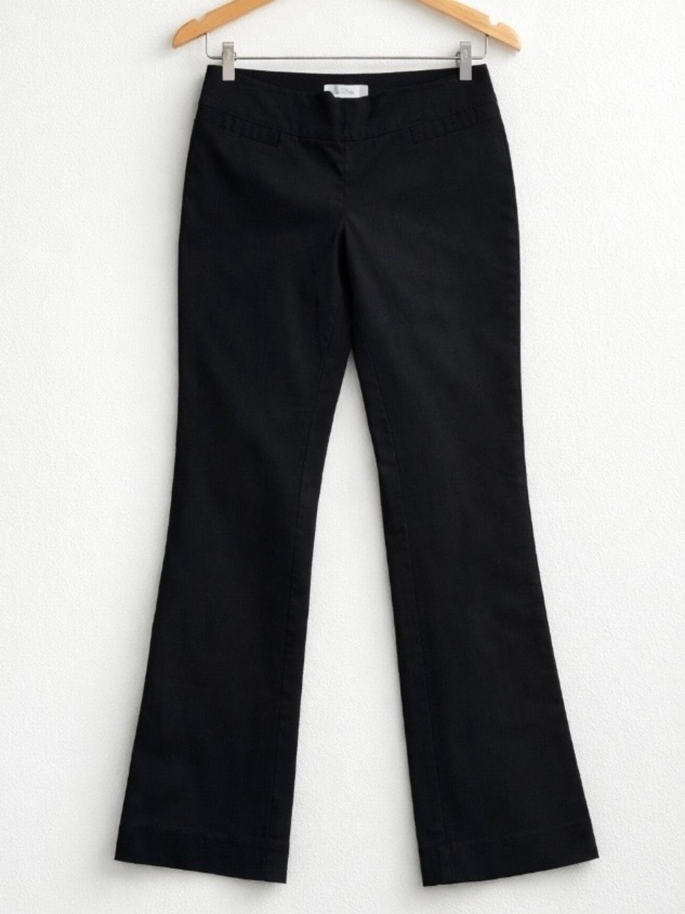 Ricki’s Women’s 4 Curve Control Pull On Bootcut Pants Black Workwear Trousers